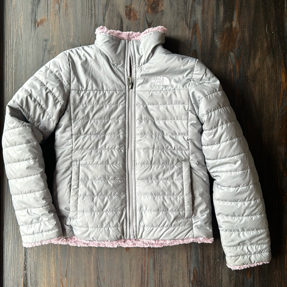 Girls North Face Puffer - Fully Reversible